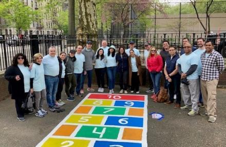 Image of Delsay employees volunteering